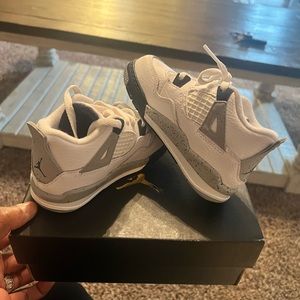 Jordan 4 retro (TD) white midnight Minuit